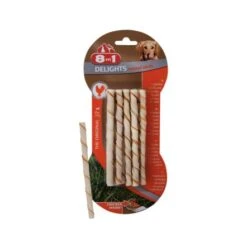 8in1 Delights Twisted Chewy Sticks With Chicken Flavour, 10 Pcs -Pet Products Store 8in1delightstwistedchewystickswithchickenflavour10pcs 5