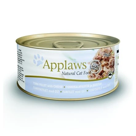 Applaws Tuna With Cheese Canned Cat Food - 70g - Pack Of 24 3 Applaws Tuna With Cheese Canned Cat Food - 70g - Pack Of 24