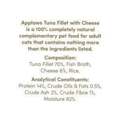 Applaws Tuna With Cheese Canned Cat Food - 70g - Pack Of 24 10 Applaws Tuna With Cheese Canned Cat Food - 70g - Pack Of 24 -Pet Products Store applawscattintunawithcheese70g24pcs 4