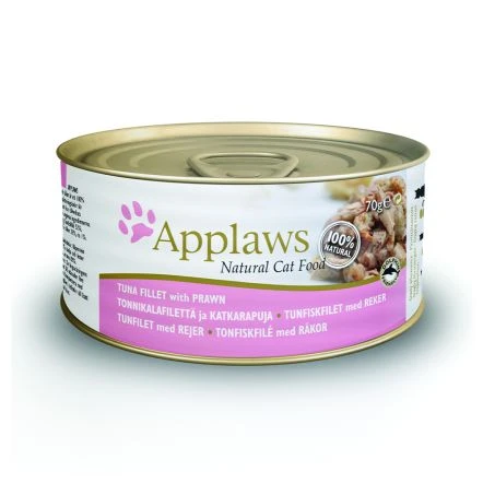 Applaws Tuna With Prawn Canned Cat Food - 70g - Pack Of 24 3 Applaws Tuna With Prawn Canned Cat Food - 70g - Pack Of 24