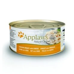 Applaws Chicken Breast With Cheese Canned Cat Food - 70g - Pack Of 24