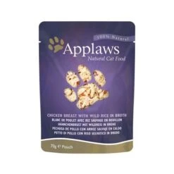 Applaws Chicken Breast With Wild Rice Cat Food Pouch - 70g - Pack Of 12