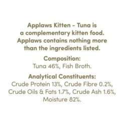 Applaws Tuna Canned Kitten Food - 70g - Pack Of 24 -Pet Products Store applawstunacannedkittenfood70gpackof24 6
