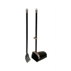 Arm & Hammer Arm And Hammer Pooper Scooper Swivel Bin And Rake Dog Poop Scooper - Black