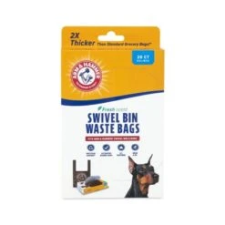 Arm & Hammer Arm And Hammer Swivel Bin Dog Waste Bags Copper - 20 Count