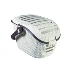 Beeztees Curver Pet Travel Basket - White - 51L X 38W X 33H Cm