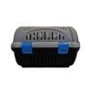Beeztees Transport Box Rhino, 51L X 34W X 33H Cm -Pet Products Store beezteestransportboxrhinogreyblue 1