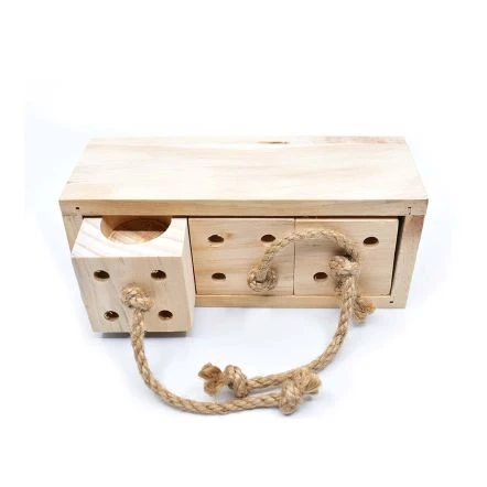 Beeztees Wooden Brain Game Ibor, 20 X 7 X 8 Cm 5 Beeztees Wooden Brain Game Ibor, 20 X 7 X 8 Cm - Image 3