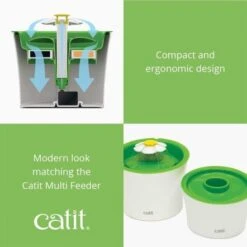 Catit Senses 2.0 Flower Fountain -Pet Products Store catitsenses2.0flowerfountain 4