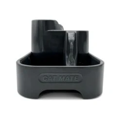 Cat Mate Three Level Pet Fountain - 2 Liter -Pet Products Store catmatethreelevelpetfountain 2liter darkgrey 3