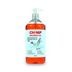 Champ Salmon Oil 5 Champ Salmon Oil -Pet Products Store champsalmonoil1liter 1 1