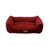 Dubex Cookie Classic Pet Bed, Red 2 Dubex Cookie Classic Pet Bed, Red -Pet Products Store dubexcookieclassicpetbedred 78lx60wx22hcm 1 1