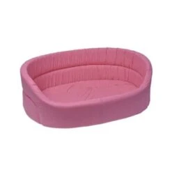 Dubex Foam Light Weight Pet Bed, Pink -Pet Products Store dubexfoamlightweightpetbedpink 55lx45wx18hcm 1 1