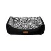Dubex Tarte Rectangular Pet Bed, Black Zebra 1 Dubex Tarte Rectangular Pet Bed, Black Zebra -Pet Products Store dubextarterectangularpetbedblackzebra 95lx70wx22hcm 1 1
