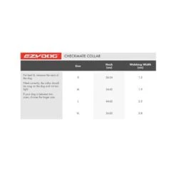 EzyDog Checkmate Dog Collar, Red -Pet Products Store ezydogcheckmatedogcollar red 3
