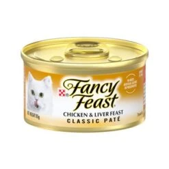 Fancy Feast Classic Pate Chicken And Liver Feast Canned Cat Food - 85 G - Pack Of 24
