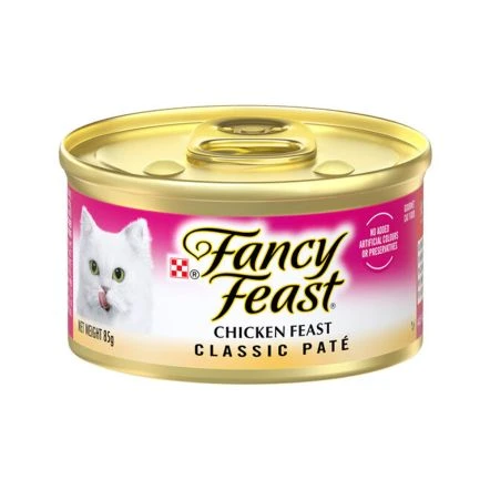 Fancy Feast Classic Pate Chicken Feast Canned Cat Food - 85 G - Pack Of 24 3 Fancy Feast Classic Pate Chicken Feast Canned Cat Food - 85 G - Pack Of 24