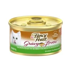 Fancy Feast Gravy Lovers Salmon Feast In Seared Salmon Flavour Gravy Canned Cat Food - 85 G - Pack Of 24