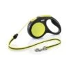 Flexi New Neon Yellow Tape Retractable Dog Leash, Large -Pet Products Store flexinewneonyellowtaperetractabledogleashlarge 1