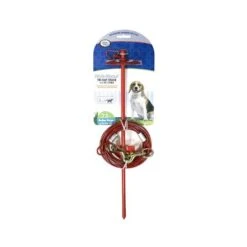 Four Paws Roam-About Tie-Out Stake With 25 Ft. Cable - Medium Weight