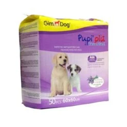 GimDog Pupi Piu Lavender Scent Training Pads For Dogs, 60 X 60 Cm -Pet Products Store gimdogpupipiulavenderscenttrainingpadsfordogs60x60cm50counts 1