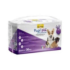 GimDog Pupi Piu Lavender Scent Training Pads For Dogs, 60 X 60 Cm -Pet Products Store gimdogpupipiulavenderscenttrainingpadsfordogs 60x60cm 30counts 1