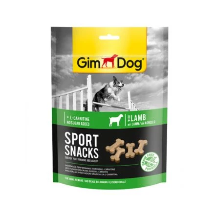 GimDog Sport Snacks Lamb Dog Treats, 150 G 3 GimDog Sport Snacks Lamb Dog Treats, 150 G