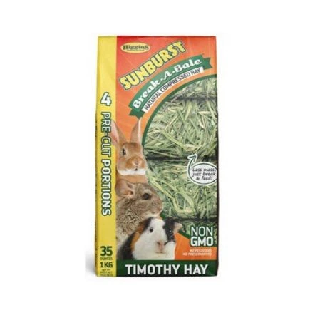 Higgins Sunburst Break-A-Bale Timothy Hay, 35oz 3 Higgins Sunburst Break-A-Bale Timothy Hay, 35oz