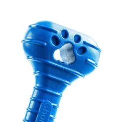 Jersey Dog Co Chompi Bone With Treat Pockets Dog Toy - 7 Inch -Pet Products Store jerseydogcochompibonewithtreatpocketsdogtoy 7inch blue 3