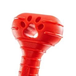 Jersey Dog Co Chompi Bone With Treat Pockets Dog Toy - 7 Inch -Pet Products Store jerseydogcochompibonewithtreatpocketsdogtoy 7inch red 3