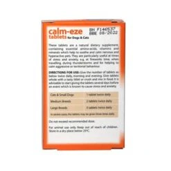 Johnson's Calm-Eze Tablets For Dogs And Cats -Pet Products Store johnson scalm ezetabletsfordogsandcats 2