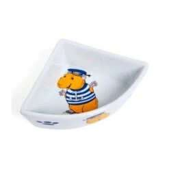 Karlie Ceramic Corner Bowls With Motive