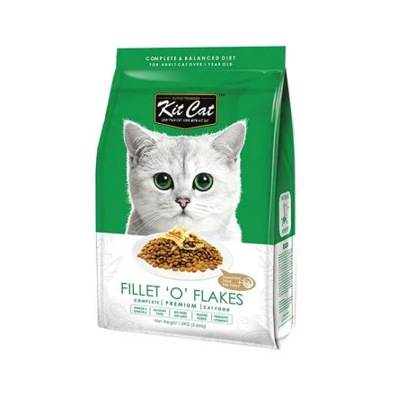 Kit Cat Fillet O Flakes Cat Dry Food - 1.2 Kg 3 Kit Cat Fillet O Flakes Cat Dry Food - 1.2 Kg