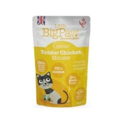 Little Big Paw Gourmet Chicken Mousse Adult Cat Food Pouch - 85 G - Pack Of 12