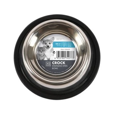 M-Pets Crock Stainless Steel Bowl 3 M-Pets Crock Stainless Steel Bowl
