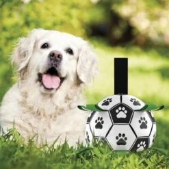 M-Pets Soccer Ball Dog Toy -Pet Products Store m pets soccer ball dog toy 3