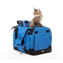 M-Pets Flow Crate For Cats And Dogs - Blue -Pet Products Store m petsflowcrateforcatsanddogs 91lx63wx63hcm 7