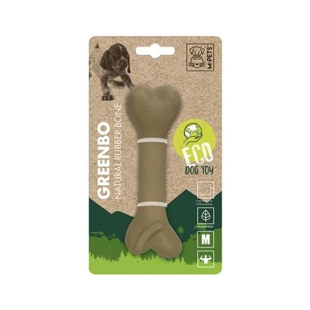 M-Pets Greenbo Natural Rubber Bone Dog Toy 5 M-Pets Greenbo Natural Rubber Bone Dog Toy - Image 3
