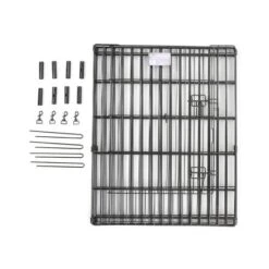 Midwest Foldable Metal Exercise Pet Playpen - Black -Pet Products Store midwestfoldablemetalexercisepetplaypen black 24wx24hinch 5