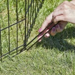 Midwest Foldable Metal Exercise Pet Playpen - Black -Pet Products Store midwestfoldablemetalexercisepetplaypen black 24wx24hinch 6