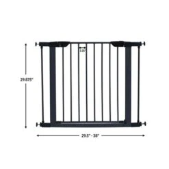 MidWest Graphite Std Steel Pet Gate -Pet Products Store midwestgraphitestdsteelpetgate 30lx38wx30hcm 4