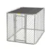 Midwest K9 Kennels Chain Link Kennel For Dog 1 Midwest K9 Kennels Chain Link Kennel For Dog -Pet Products Store midwestk9kennelschainlinkkennelfordog70lx47wx47h 1 1