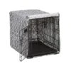 Midwest QuietTime Defender Crate Cover With Teflon, Grey -Pet Products Store midwestquiettimedefendercratecoverwithteflon grey 1 2
