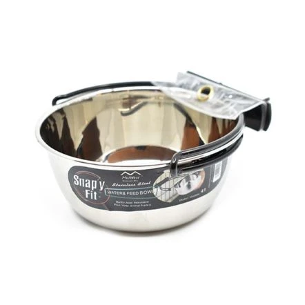 Midwest Snapy-Fit Stainless Steel Bowl 4 Midwest Snapy-Fit Stainless Steel Bowl - Image 2