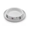 Moderna Cats In Love Trendy Dinner Cat Bowl, Grey & White -Pet Products Store modernacatsinlovetrendydinnercatbowl210cmgreywhite 1 1