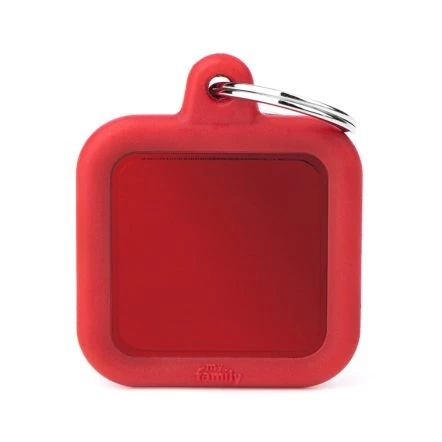 Myfamily Aluminium Square With Rubber Pet ID Tag 5 Myfamily Aluminium Square With Rubber Pet ID Tag - Image 3