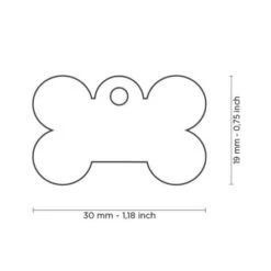 MyFamily Basic Collection Bone In Aluminum Pet ID Tag - Small 13 MyFamily Basic Collection Bone In Aluminum Pet ID Tag - Small -Pet Products Store myfamilybasiccollectionboneinaluminumpetidtag small purple 3 1