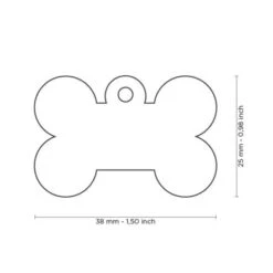 MyFamily Basic Collection In Aluminum Pet ID Tag - Large -Pet Products Store myfamilybasiccollectioninaluminumpetidtag large lightblue 2