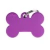 MyFamily Basic Collection In Aluminum Pet ID Tag - Large -Pet Products Store myfamilybasiccollectioninaluminumpetidtag large purple 1 1