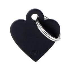 MyFamily Basic Collection Small Heart In Aluminum Pet ID Tag